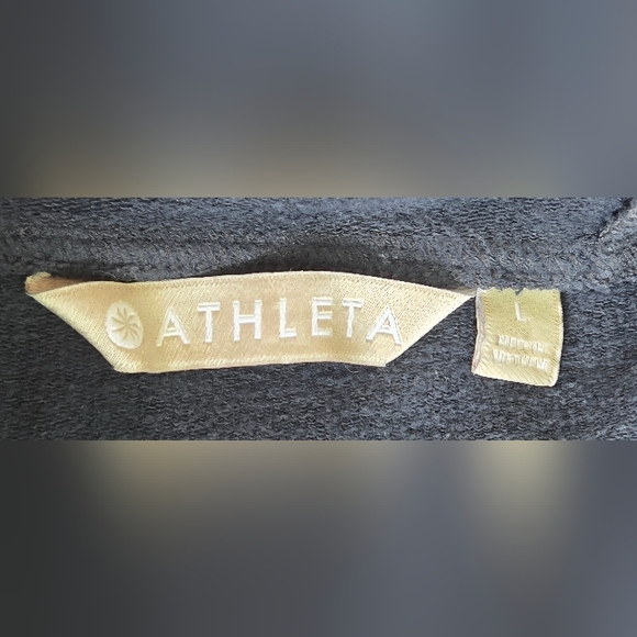 Athleta Women's Malabar Zip Up Hooded Jacket Navy Blue Size Large Pockets - Picture 5 of 11